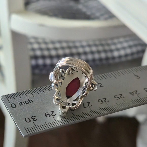 Nicky Butler RAJ Collection Ruby Citrine 925 Sterling Silver Ring Limited NWT ❤️ - Picture 10 of 14